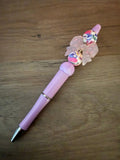 Blushing Blooms Beaded Pens - Linnea’s Cute Creationz