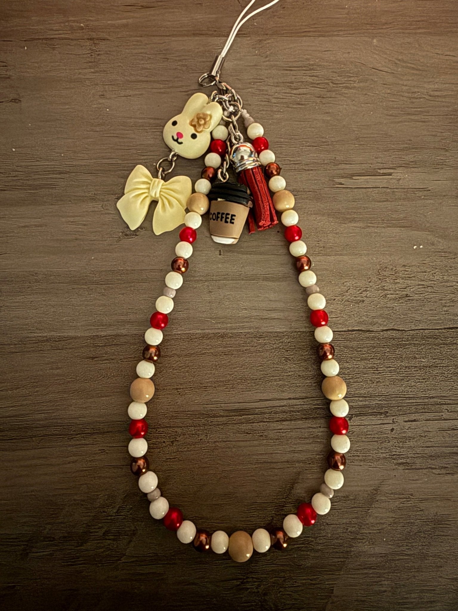 Cute Coffee and Sweets Phone Charm - Linnea’s Cute Creationz