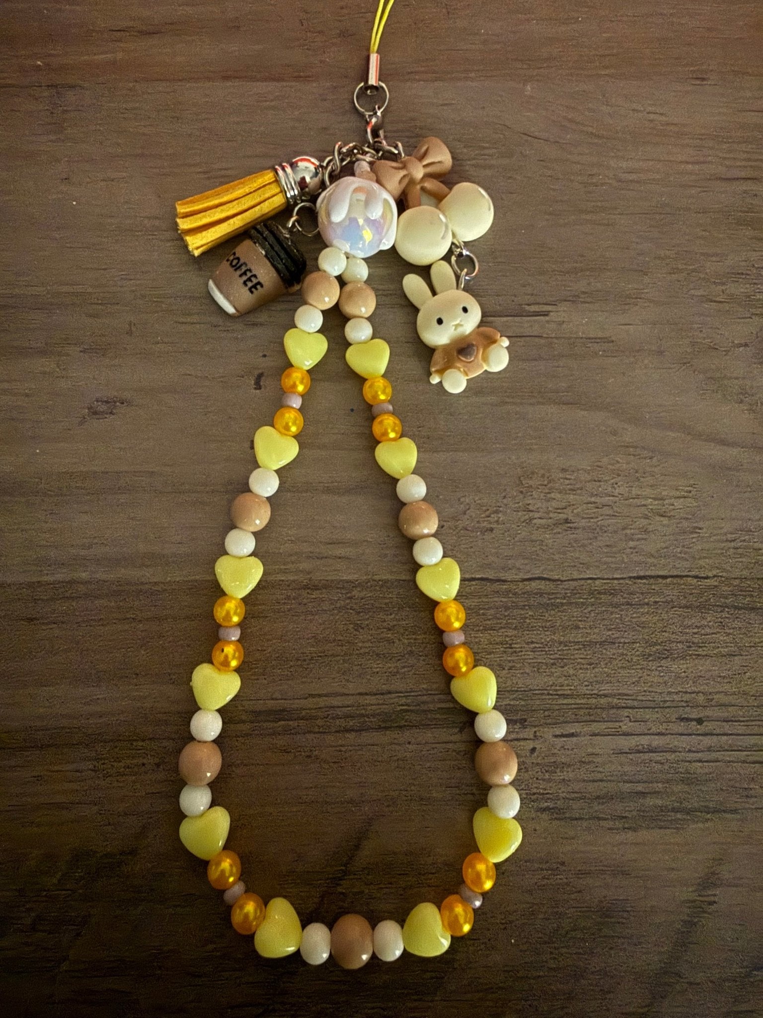 Cute Coffee and Sweets Phone Charm - Linnea’s Cute Creationz