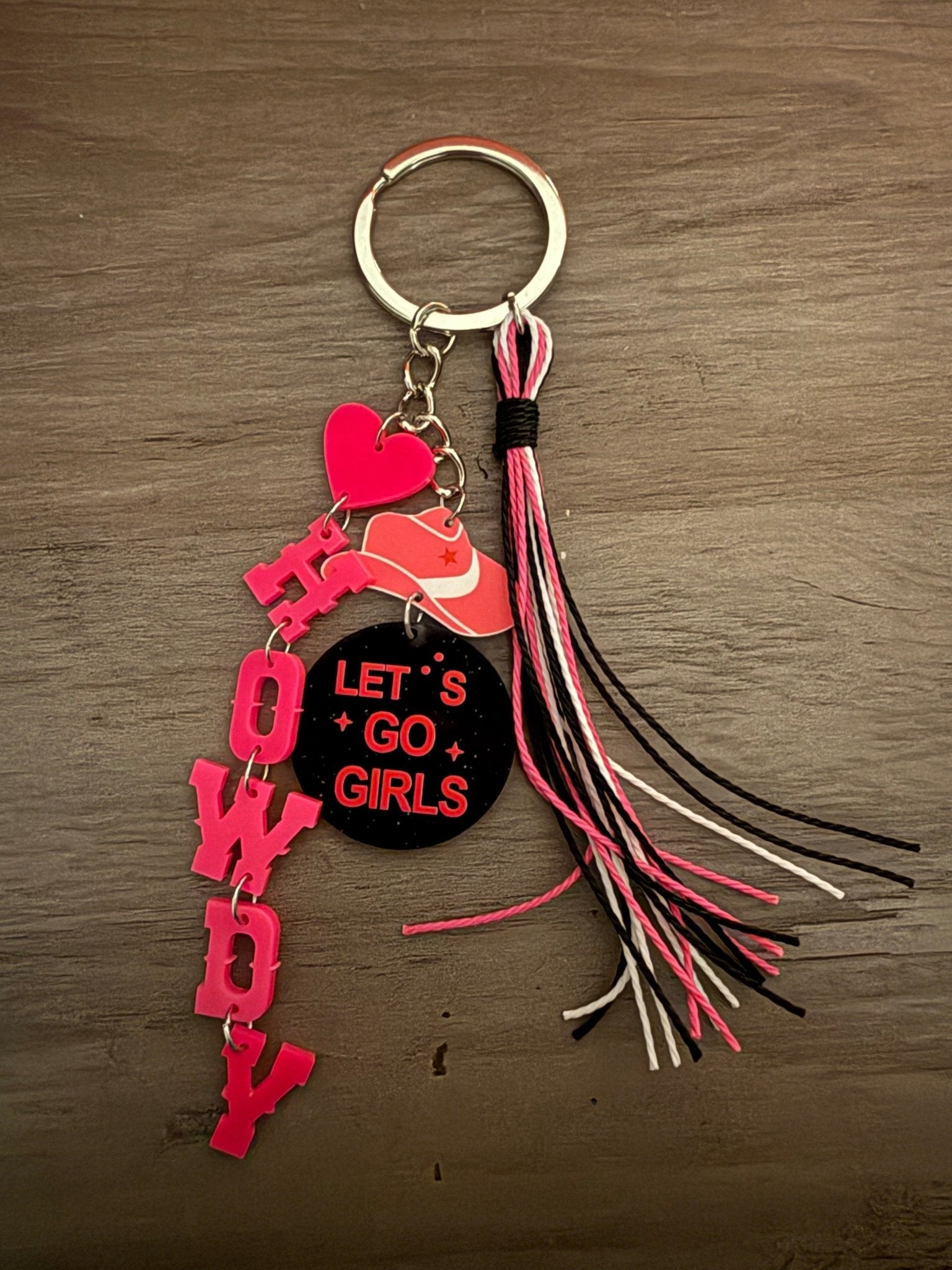 Howdy Bling Keychains/Bag Charms - Linnea’s Cute Creationz