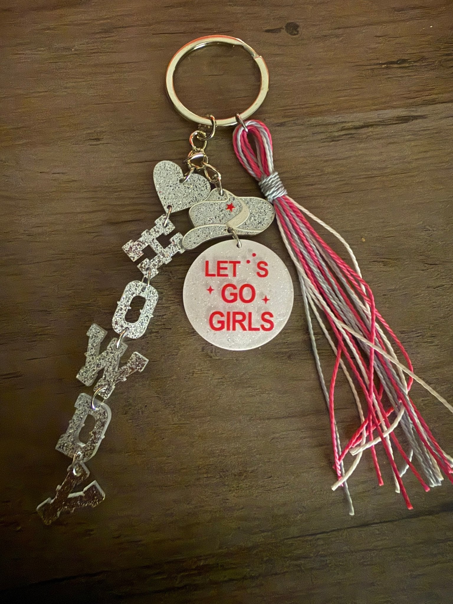 Howdy Bling Keychains/Bag Charms - Linnea’s Cute Creationz
