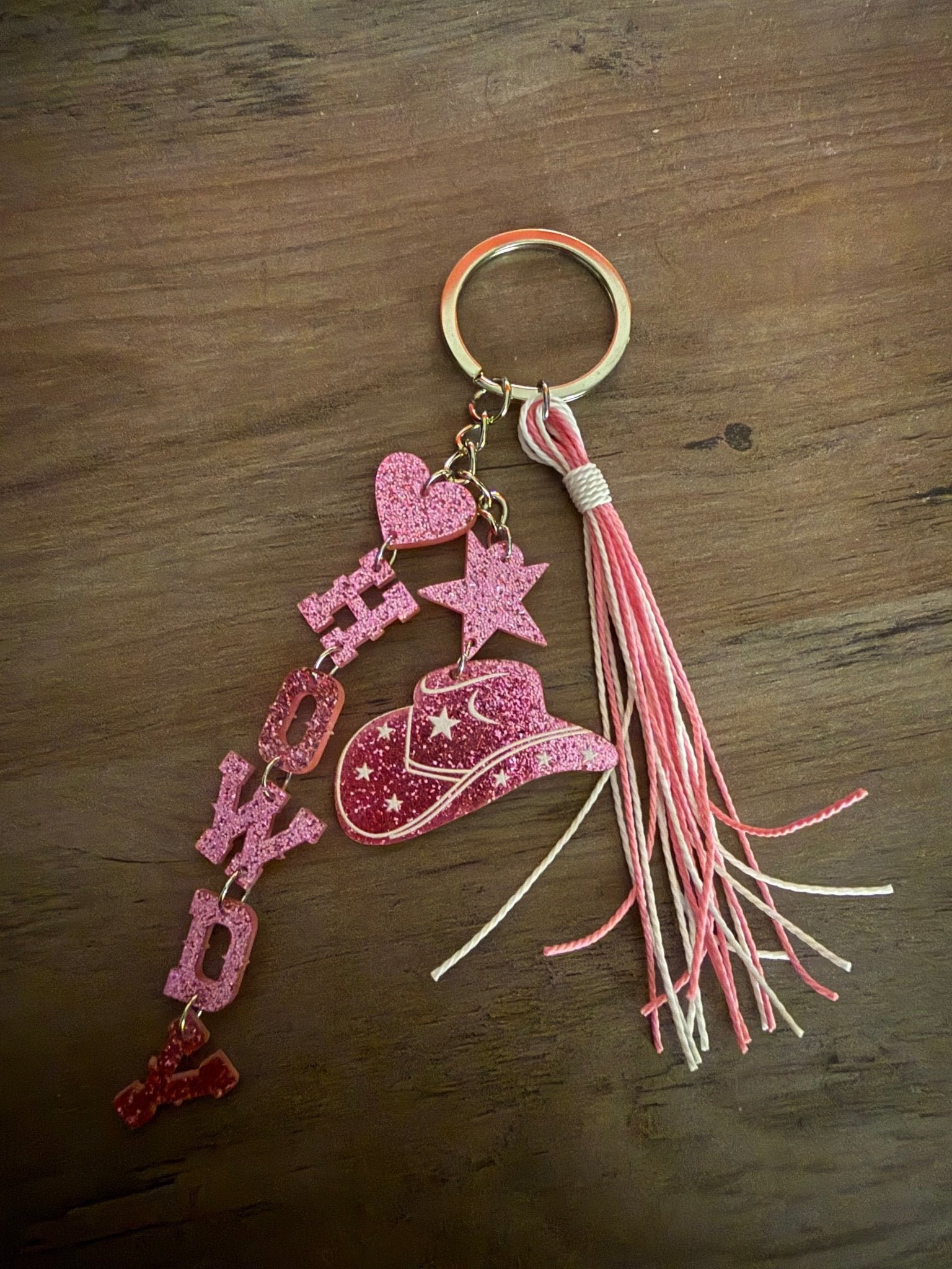 Howdy Bling Keychains/Bag Charms - Linnea’s Cute Creationz