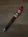 Jason Voorhees Inspired Beaded Pens | Friday the 13th Horror Pens | Handmade Halloween Pens | Spooky Gifts for Horror Lovers - Linnea’s Cute Creationz
