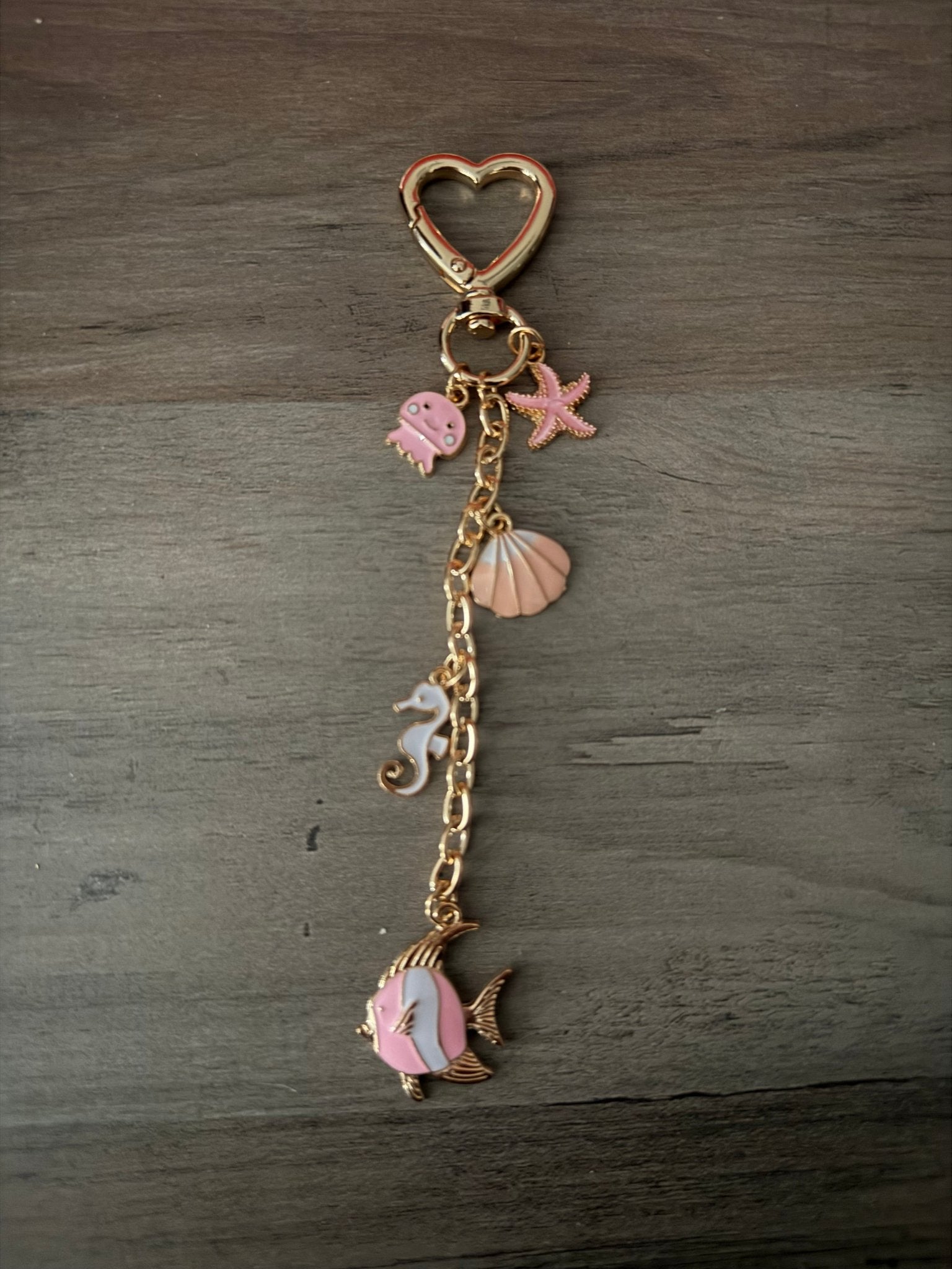 Ocean Themed Bag Charms - Linnea’s Cute Creationz