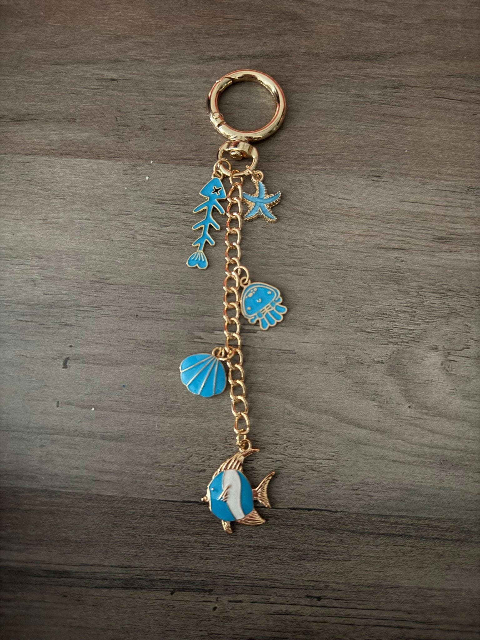Ocean Themed Bag Charms - Linnea’s Cute Creationz