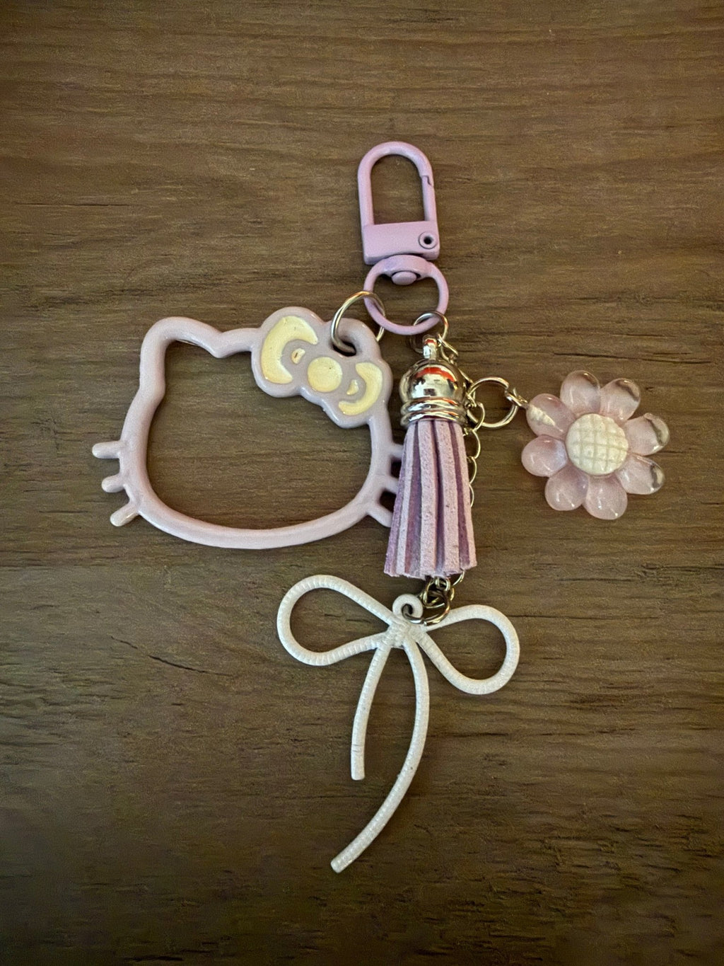 Pastel Kitty-Inspired Bag Charms & Phone Charms | Cute Bow, Flower & Tassel Accessories - Linnea’s Cute Creationz