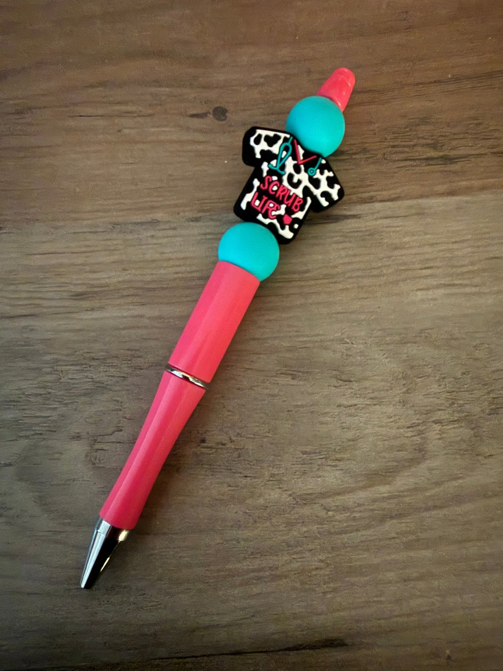 Scrub Life Beaded Pens | Colorful Nurse & Healthcare Pens - Linnea’s Cute Creationz