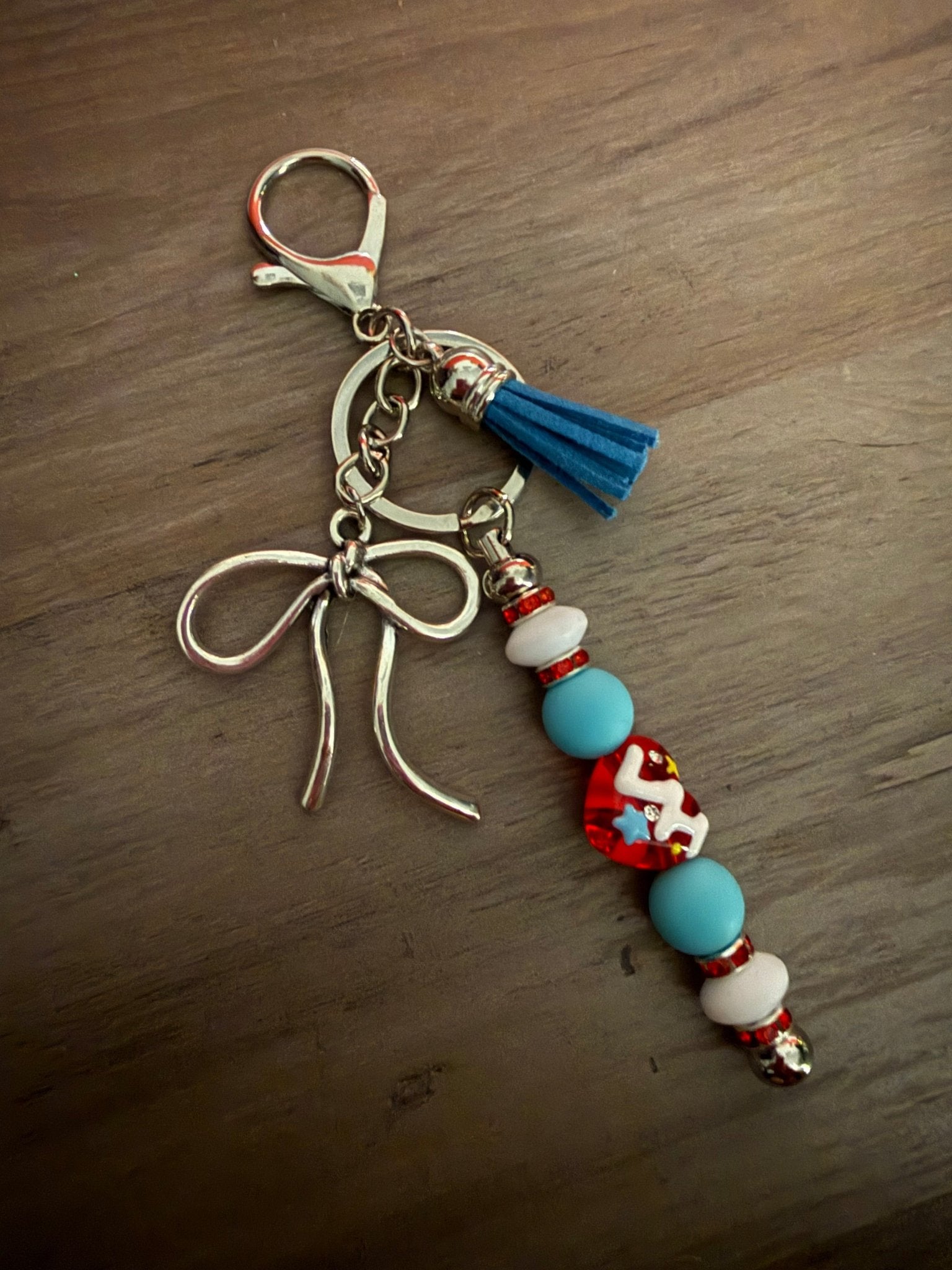 Tassel Bow Keychain/Bag Charm - Linnea’s Cute Creationz
