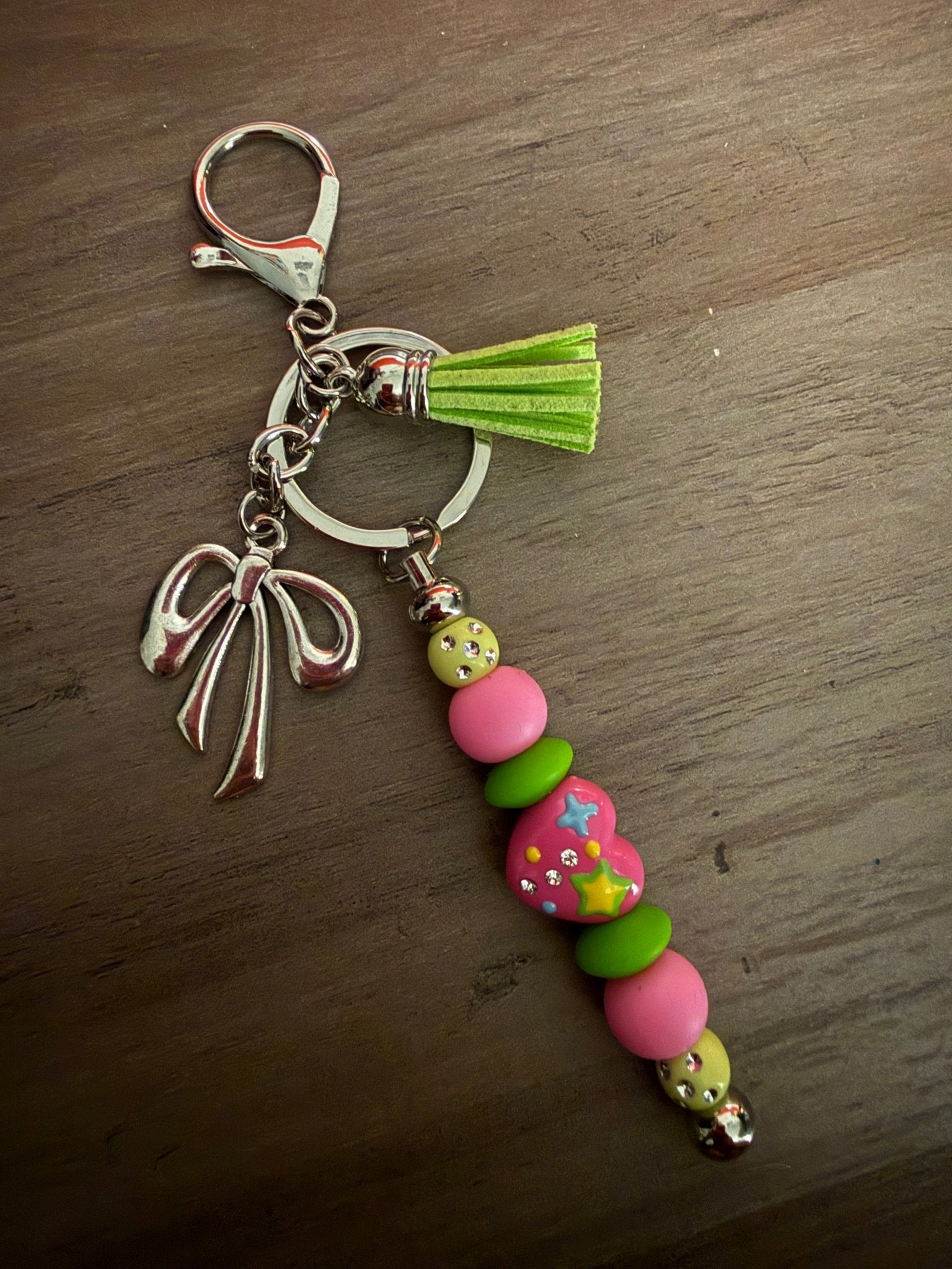 Tassel Bow Keychain/Bag Charm - Linnea’s Cute Creationz
