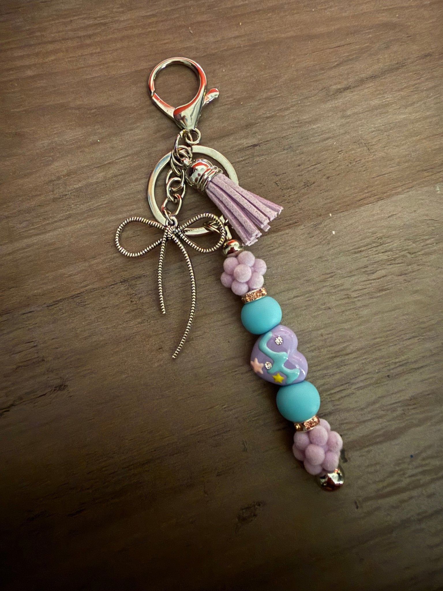 Tassel Bow Keychain/Bag Charm - Linnea’s Cute Creationz