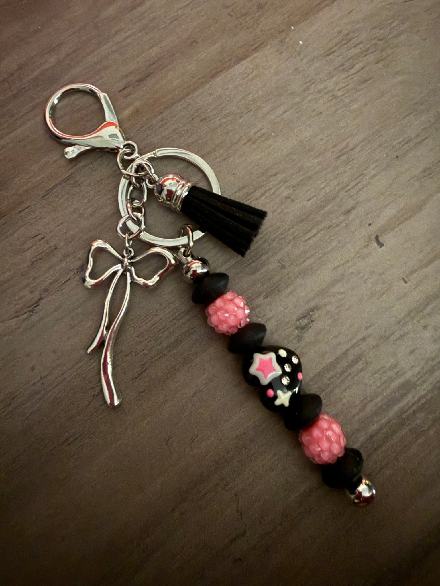 Tassel Bow Keychain/Bag Charm - Linnea’s Cute Creationz