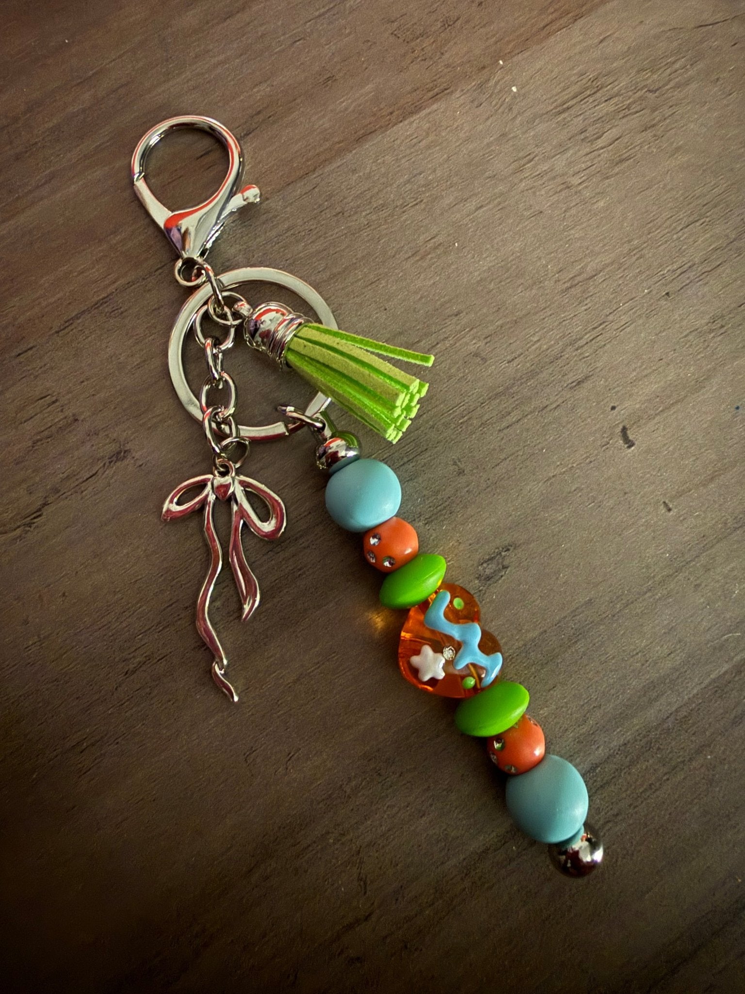 Tassel Bow Keychain/Bag Charm - Linnea’s Cute Creationz