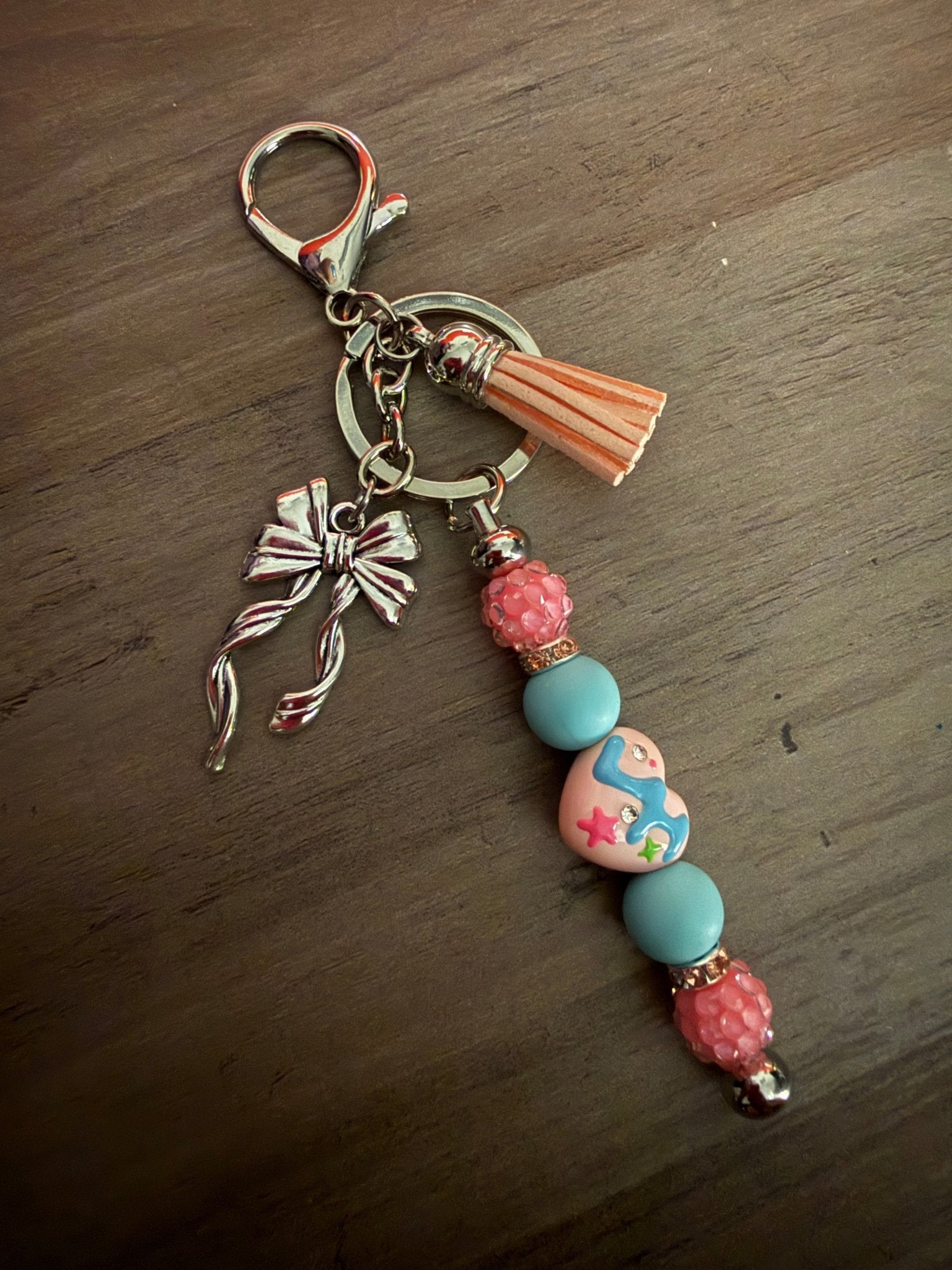 Tassel Bow Keychain/Bag Charm - Linnea’s Cute Creationz