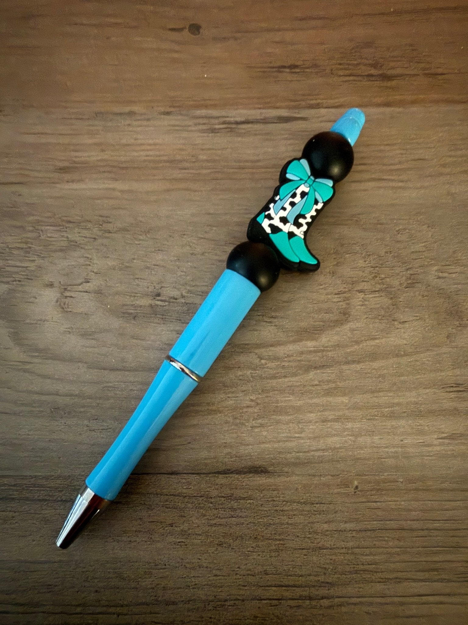Western Cowgirl Boot Beaded Pens - Linnea’s Cute Creationz